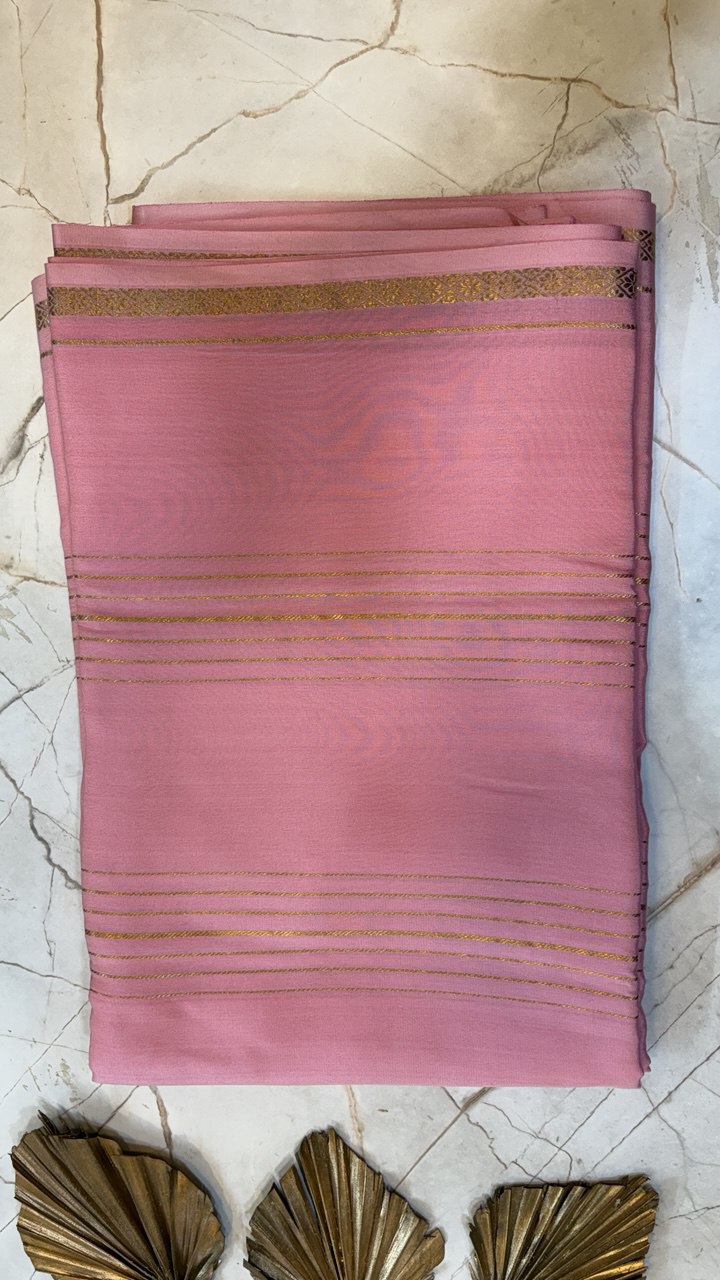 Pure CREPE Silk Saree- Bentex