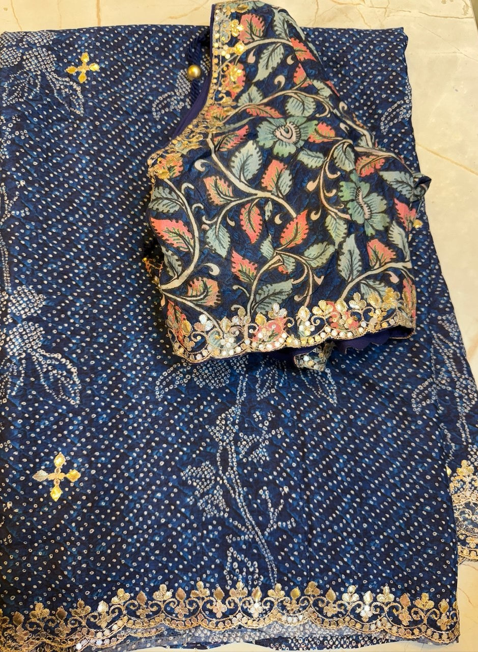 Muslin Silk Saree